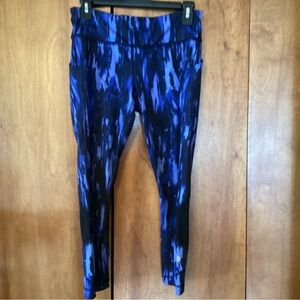 lululemon athletica Blue and Black ankle Pants